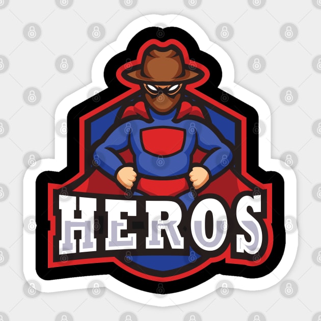 Heros Sticker by p308nx